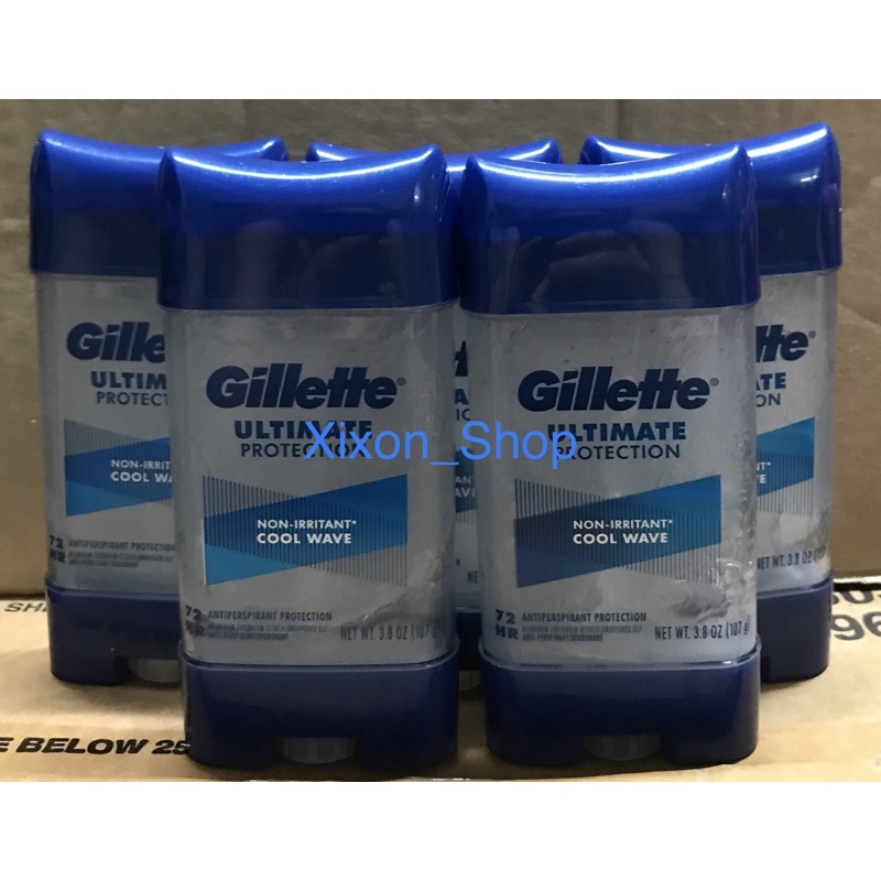 Gel khử mùi Gillette Endurance Cool Wave Clear Gel 6 in 1 (107g) của Mỹ
