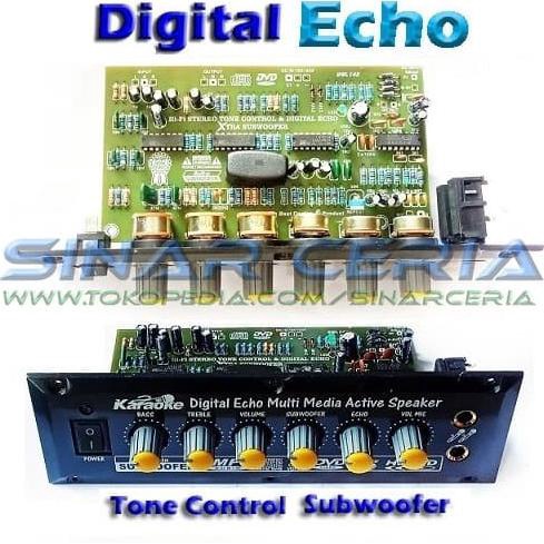 Bộ điều khiển âm thanh kỹ thuật số Lm324N + Subwoofer BL-206 Echo IC