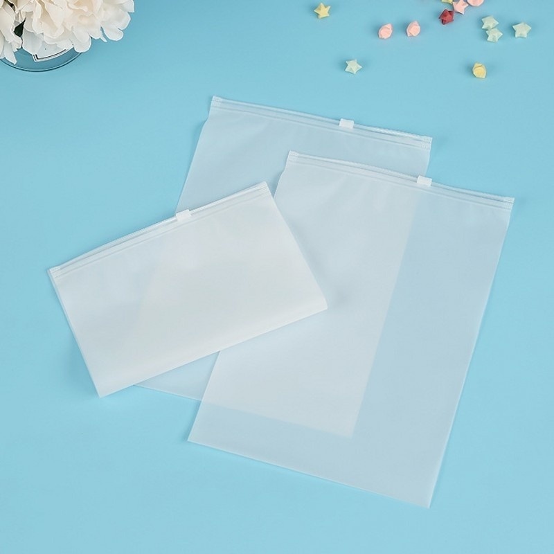 1 Túi Khóa Kéo Trong Suốt Đựng Quần Áo Đa Năng 9 Kích Cỡ