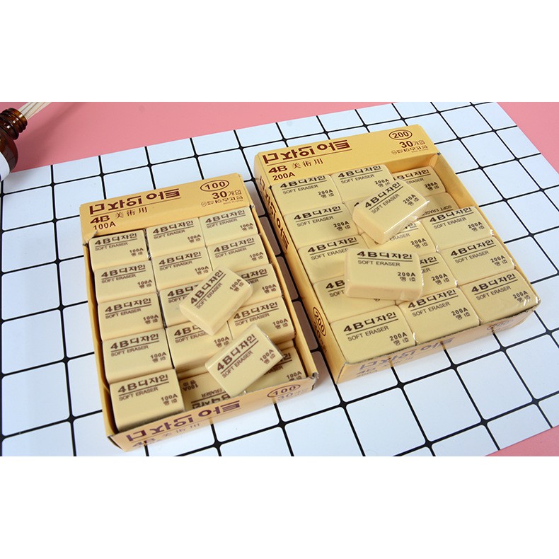 gôm tẩy 4b Hàn Quốc siêu sạch-hd365