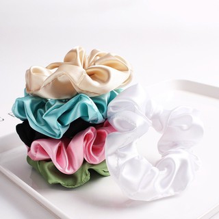 Dây buộc tóc vải cột tóc scrunchies vải phi bóng SC17
