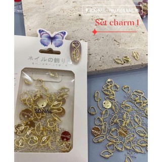 set charm gấu mix nhiều hình