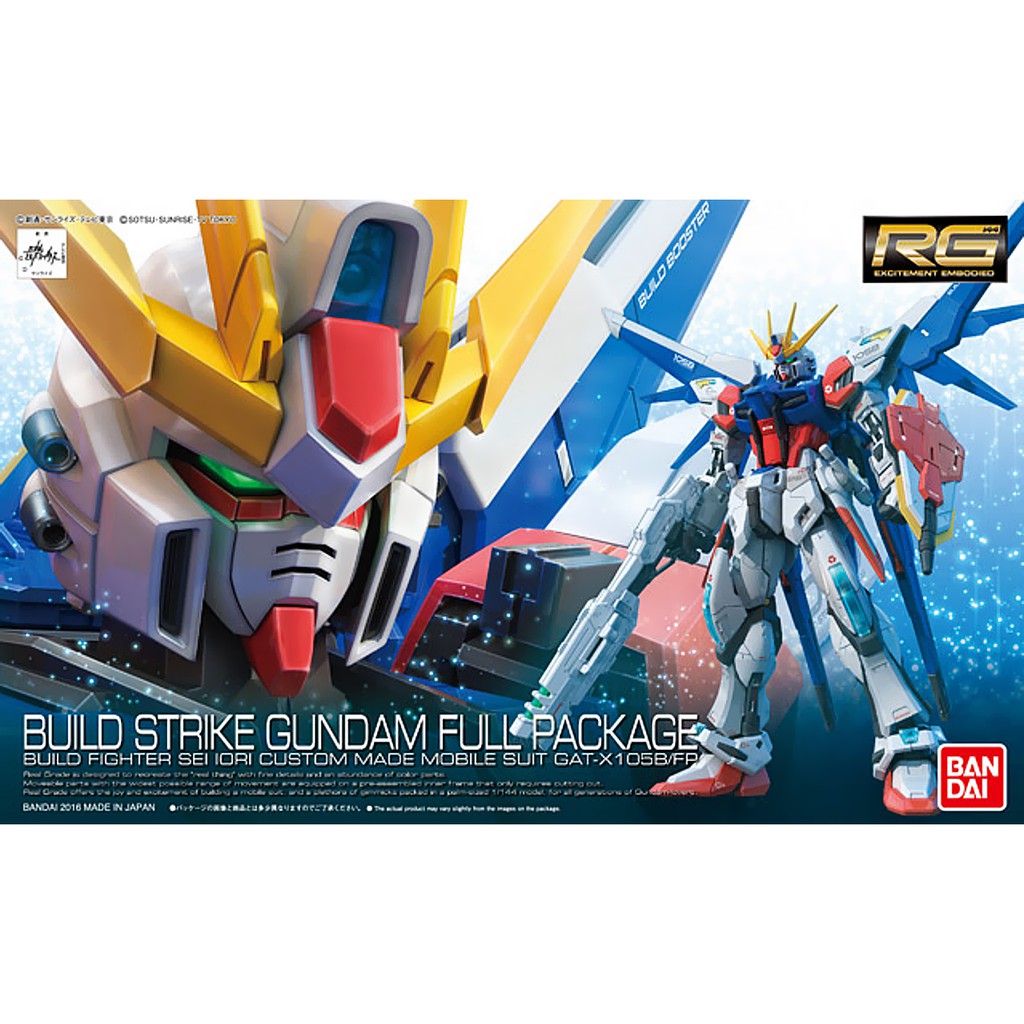 Mô hình Gunpla RG 1/144 Build Strike Gundam