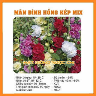 Hạt Giống Hoa Mãn Đình Hồng Kép Mix - 20 Hạt