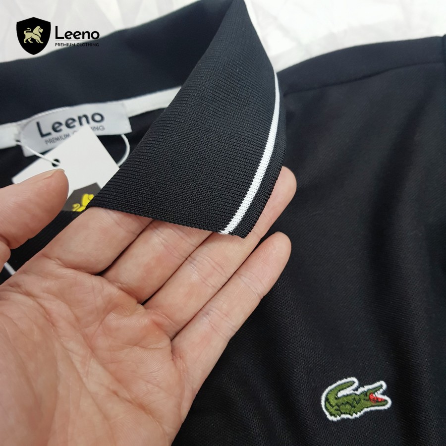 Áo Polo cá sấu - Áo thun có cổ nam nữ có hình thêu trực tiếp Leeno | BigBuy360 - bigbuy360.vn