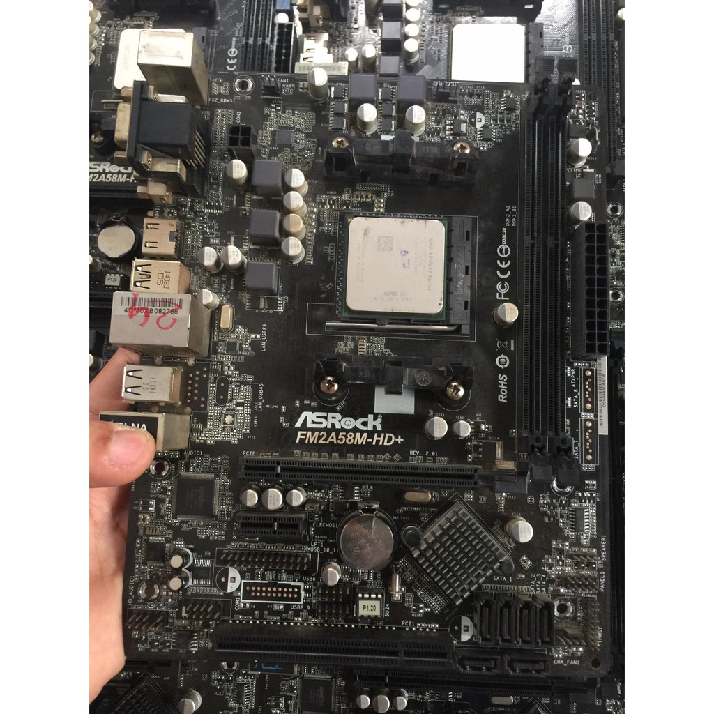 combo AMD a8 7600+ main asrock a58m-hd+ fan zin+fe