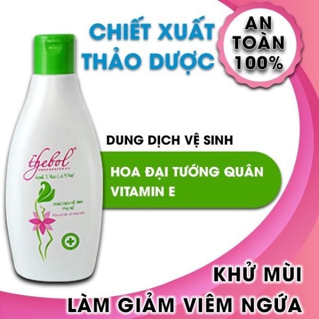 Dung Dịch Vệ Sinh Phụ Nữ Chiết Xuất Thảo Dược 200g Thebol