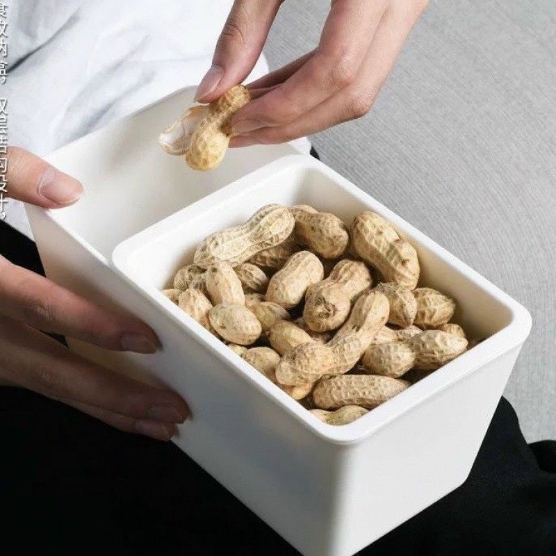 Hộp Đựng Đồ Ăn Vặt 2 Tầng ,Khay Rổ Nhựa Đựng Hoa Quả,Bánh Kẹo Đồ ăn Nhẹ 2 Tầng Sạch Sẽ,Tiện Lợi Đậu Đậu GDTM