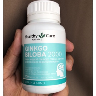 [ Date 2024 ] Viên uống bổ não Healthy Care Ginkgo Biloba 100 viên
