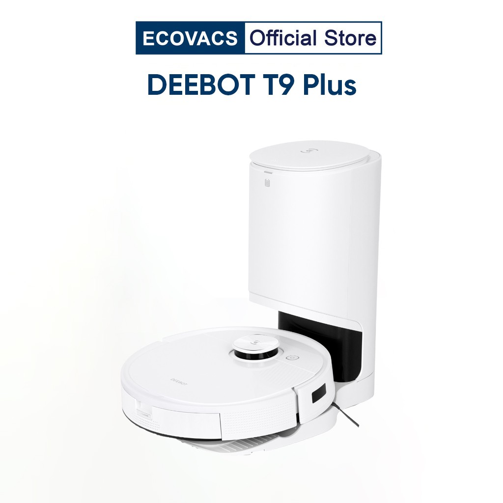 Robo Hút Bụi Lau Nhà Ecovacs Deebot T9 Plus - Hàng Chính Hãng - Bảo Hành 24 Tháng