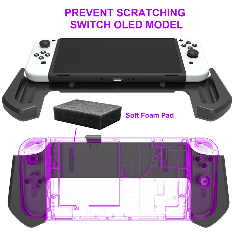 Tay Cầm Chơi Game 5 Khe Đựng Thẻ Cho Switch OLED