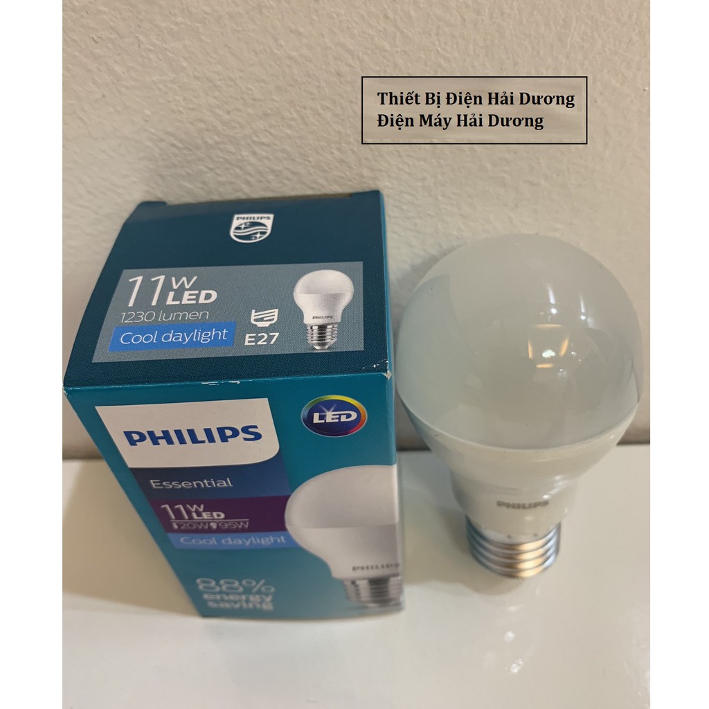 Bộ 3 Bóng Đèn Philips Led Ess Ledbulb 11w Đuôi E27 230v A60 Ánh Sáng (Trắng,Vàng) | BigBuy360 - bigbuy360.vn