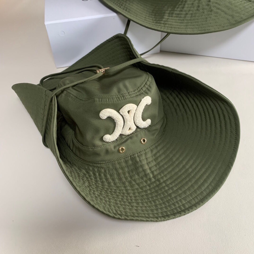 Nón Tai Bèo Che Nắng Vành Rộng Màu Xanh Lá Celin Celin Lisa Phiên Bản Cao Có Sẵn