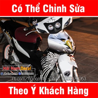 Tem Trùm Wave a Trắng Đen Đại Bàng