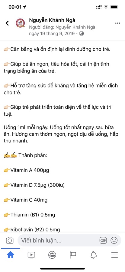 Multi vitamin drops natures aid hàng chính hãng