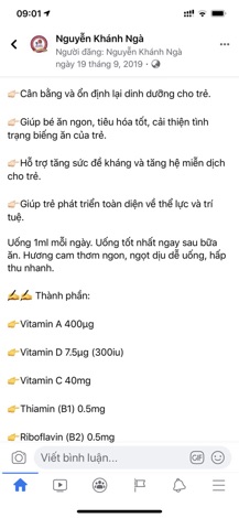 Multi vitamin drops natures aid hàng chính hãng