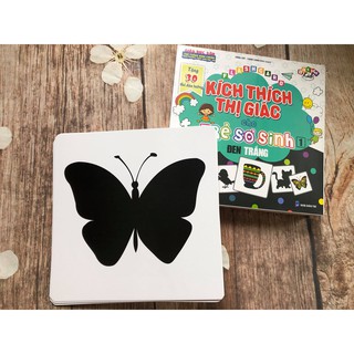 FlashCard Kích Thích Thị Giác Cho Trẻ Sơ Sinh 1 - Đen Trắng