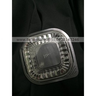 Set 10 Hộp nhựa đậy chữ nhật đế đen HT12