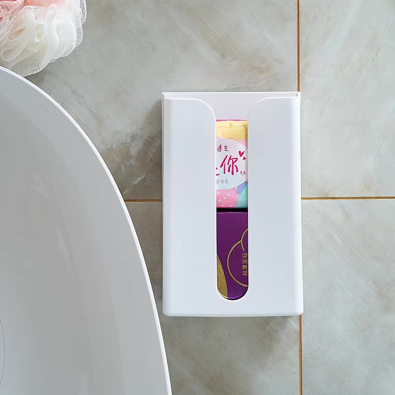 Hộp khăn giấy dán tường H7 có khe rút giấy tiện lợi Min house