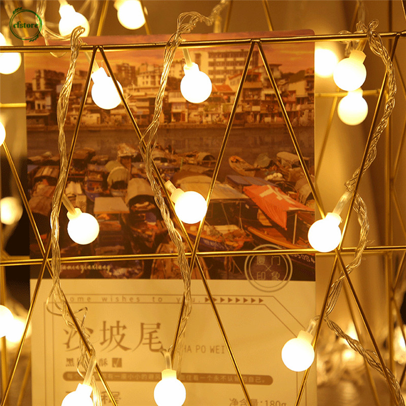 Dây Đèn Led Dạng Bóng Tròn Trang Trí Nhà Ở