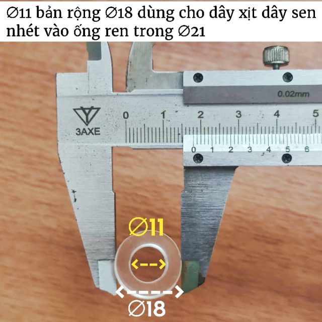 Ron cao su dùng cho dây xịt, dây sen, vòi nước các loại ∅11 ∅21 ∅27 ∅34 ∅42 ∅60 ∅80