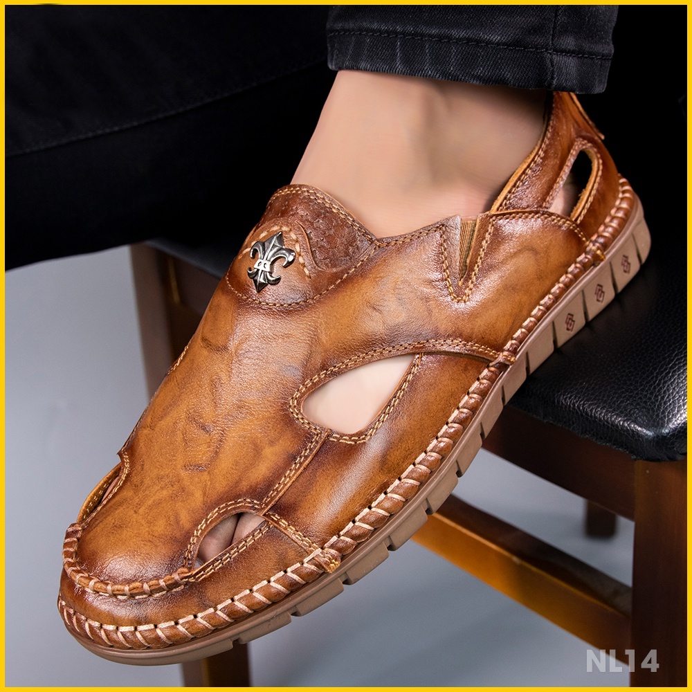 Giày lười nam da thật chính hãng TIMAN NL14 bền bĩ nam tính bảo hành 5 năm