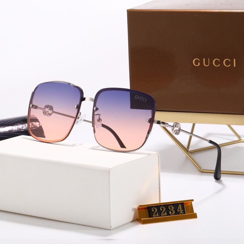 Kính Mát Gucci Chống Tia Uv 400 Cao Cấp Cho Nam Hitam