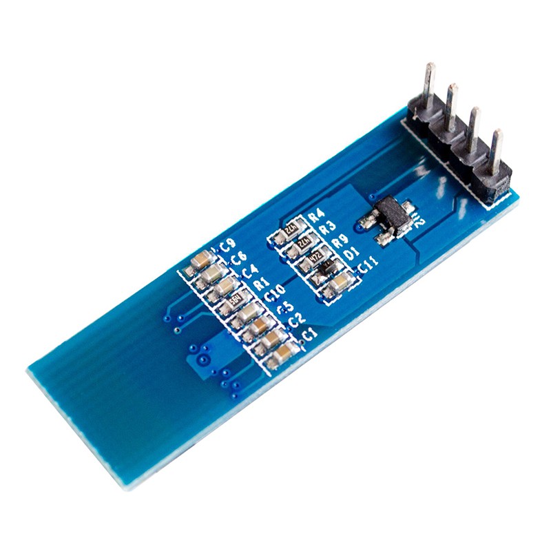 1 Mô Đun Hiển Thị Màn Hình OLED 0.91in IIC 0.91in OLED Trắng / Xanh Dương OLED 128X32 LCD LED SSD1306
