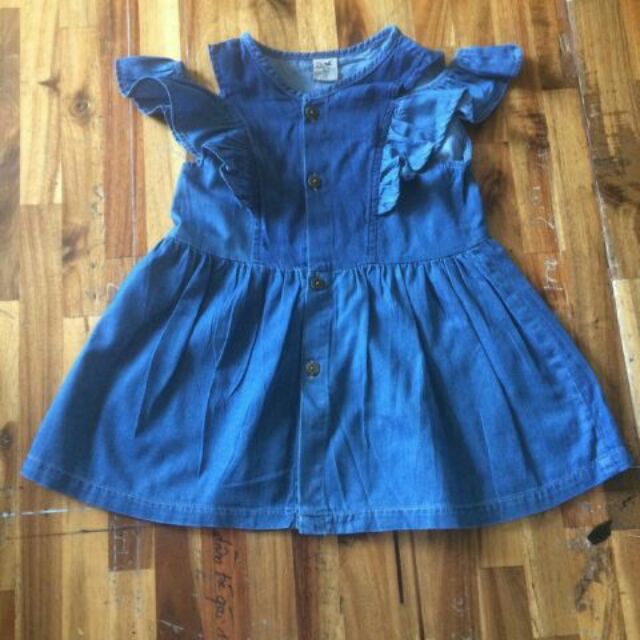 Đầm denim cho bé gái