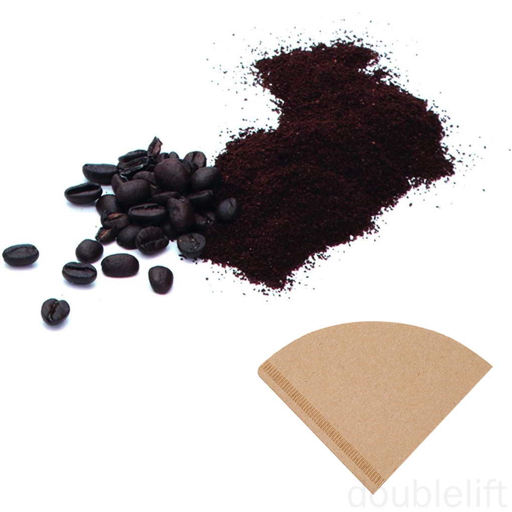 Set 40 Cốc Giấy Lọc Cà Phê Hình Nón Dùng Một Lần Tiện Dụng