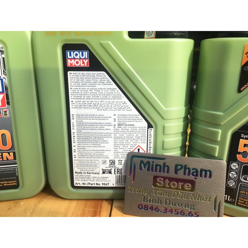 Nhớt Liqui Moly  5W30 dành cho xe tay ga, mát máy, nhẹ xe
