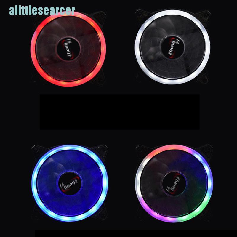 Quạt Tản Nhiệt Không Chổi Than Đèn LED RGB 12cm DC 12V Cho Máy Tính