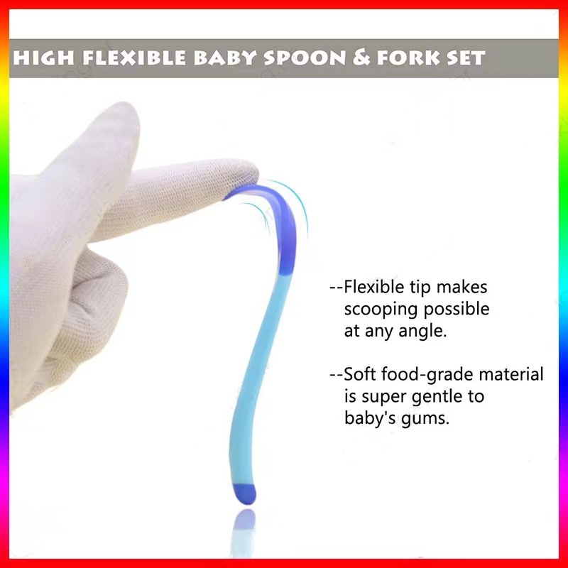 Bộ 3 Tô Muỗng Ăn Bằng Silicon Chống Trượt Chịu Nhiệt Độ Cao Cấp Dành Cho Em Bé silicone