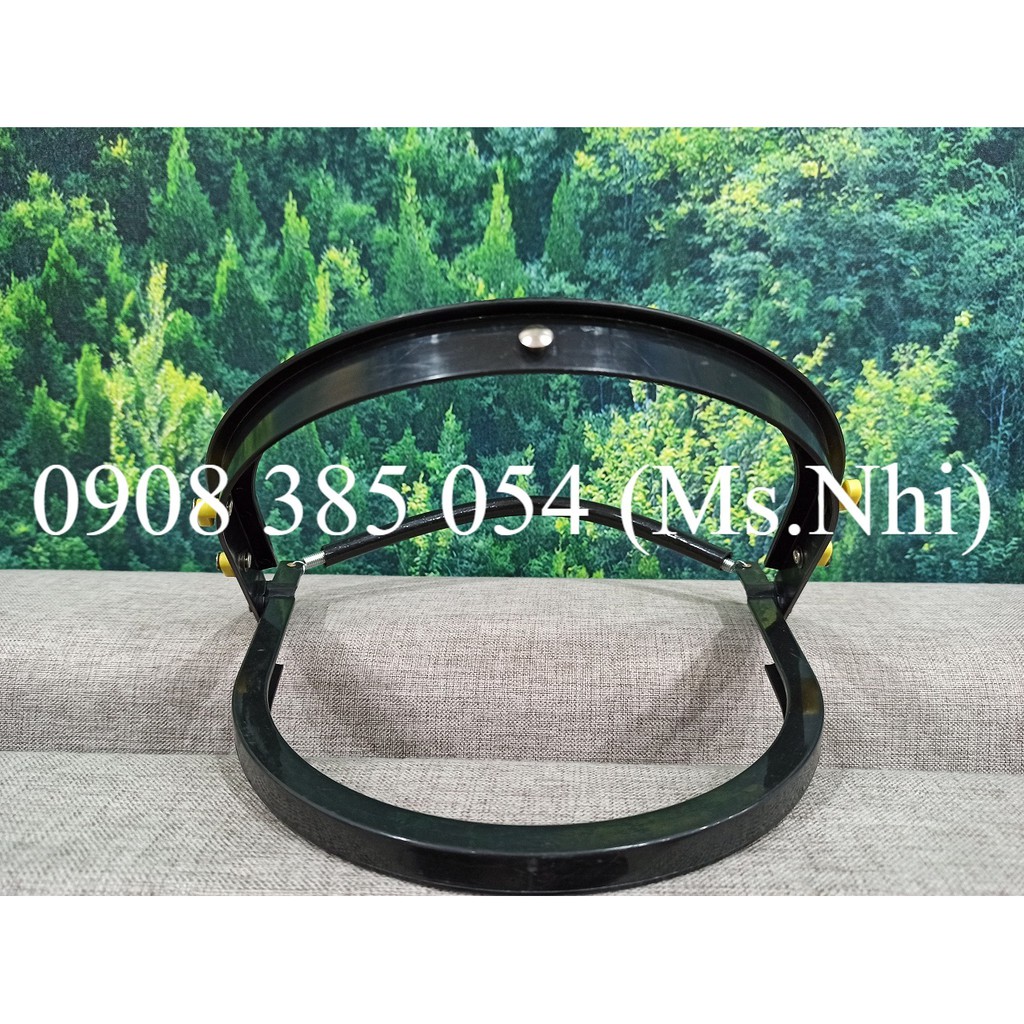 Bộ mặt nạ mài cắt hãng Usafety (Gọng lò xo kèm kính che mặt)- Hình thật