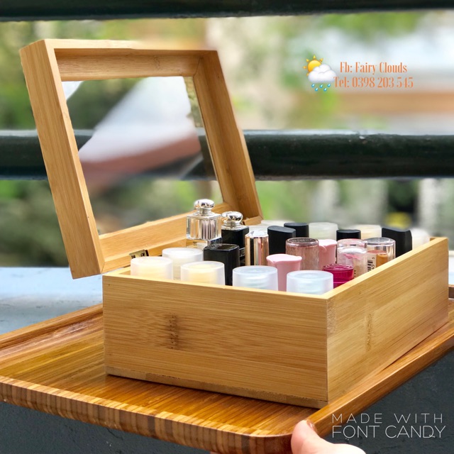 Hộp đựng son có nắp 24 ô