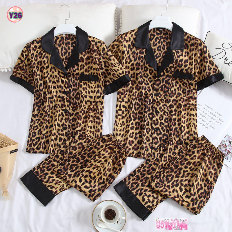 Pijama Lụa Cộc Tay Cao Cấp Y26