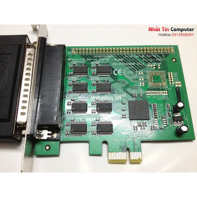 Card PCI Express to 8 Com (RS232) Dtech FG-EMT09A chính hãng