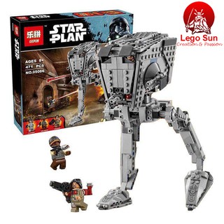 Lego Lepin 05066 xếp hình tàu đi bộ AT-ST 471 khối (75153)