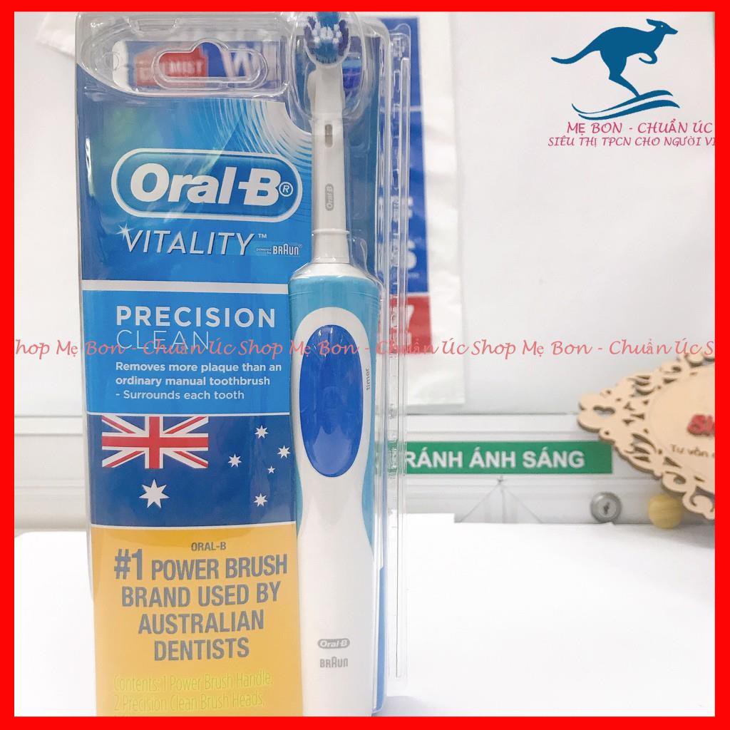 Bàn Chải Điện Oral B Vitality Pro White Electric Toothbrush tặng1 đầu bàn chải Úc