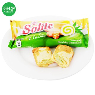 Bánh Solite Kinh Đô. Bánh bông lan cuộn kem vị bơ sữa. Hộp 360g (20 gói x18g) siêu ngon