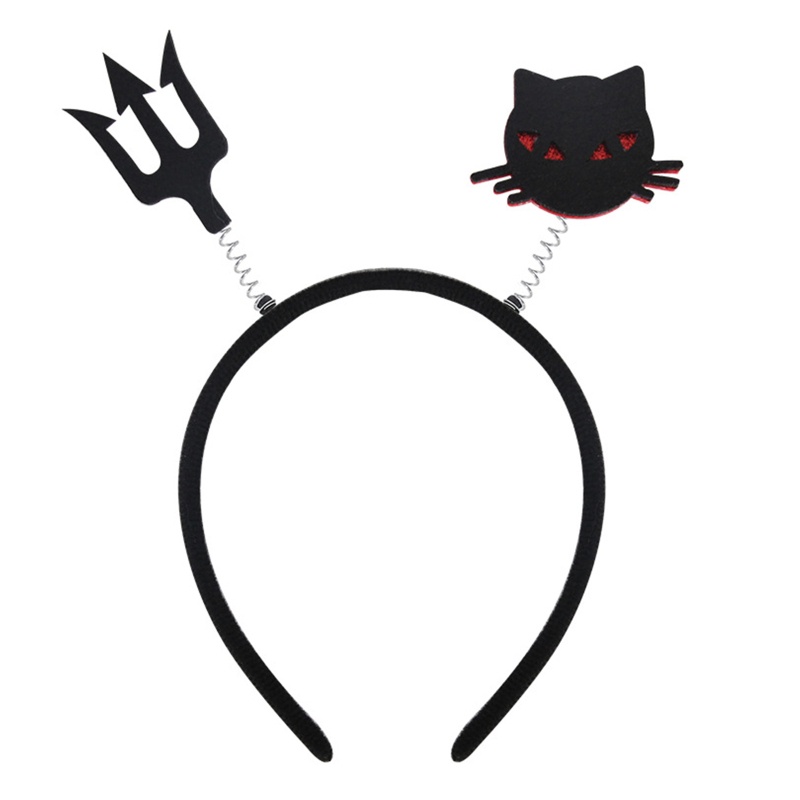 Youyo Băng Đô Cài Tóc Trang Trí Cánh Bí Ngô Halloween Cổ Điển Cho Ngày Chết Costu