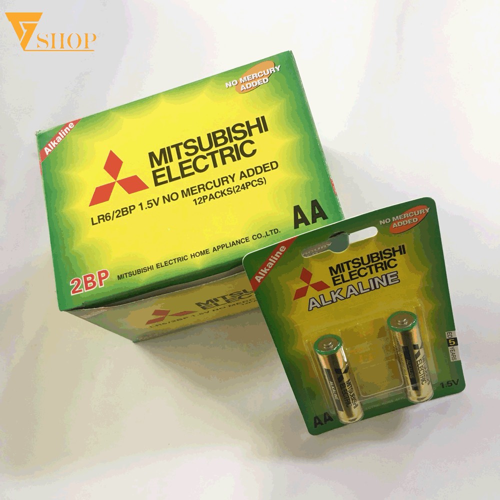 Pin Mitsubishi Alkaline AA Hàng Chính Hãng