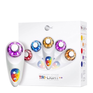 (Sale) Máy massage đẩy tinh chất Tri-light, LIMITED EDITION OPTIMIZER VOYAGE TRI-LIGHT