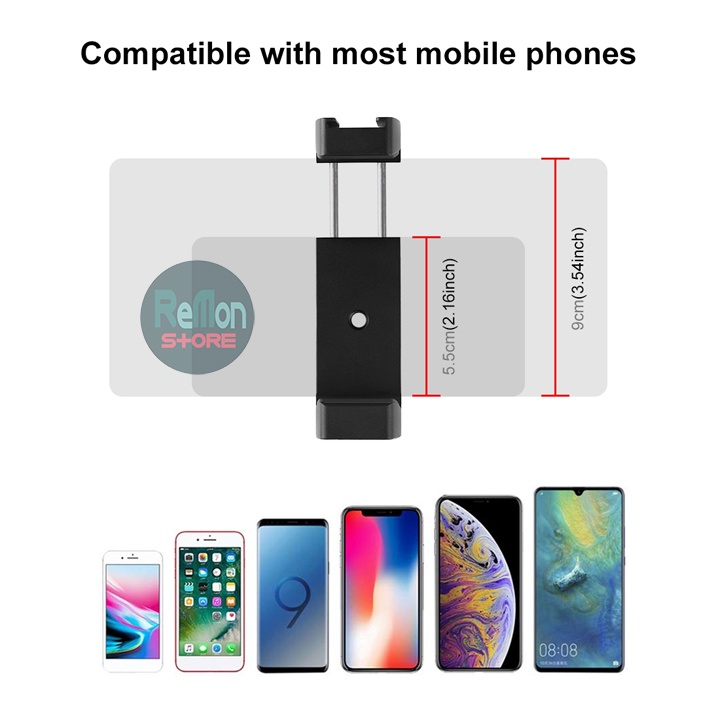 [Kim Loại] Khung kẹp điện thoại cho Osmo Pocket đế đỡ gắn Micro Chân máy ảnh Tripod Puluz PU383