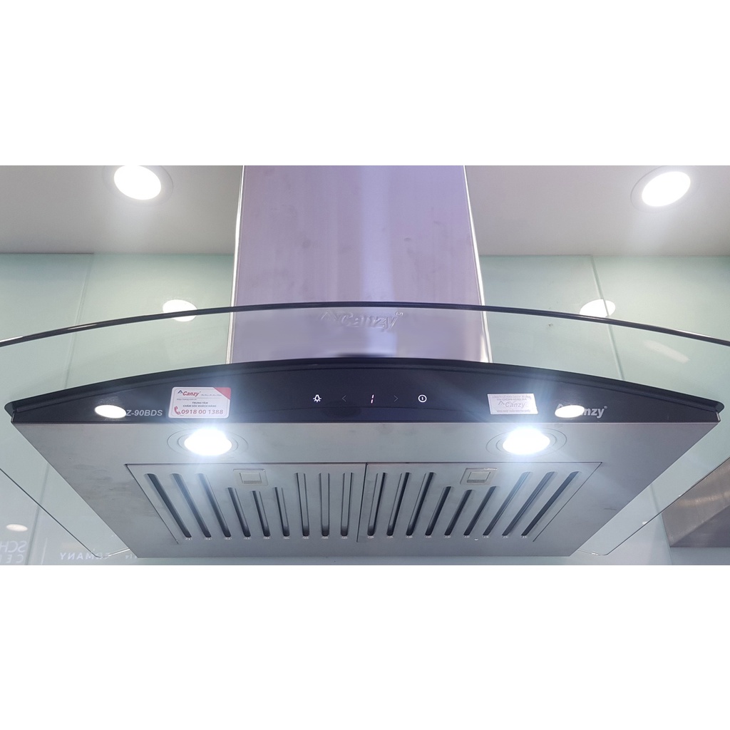 [Mã 99ELHA giảm 7% đơn 300K] Máy hút mùi kính cong Canzy CZ 90BDS - Cảm ứng siêu nhạy, Máy khỏe, Hút êm, Bảo Hành 3 Năm | BigBuy360 - bigbuy360.vn