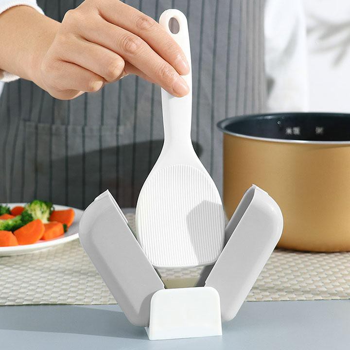 Muôi xới cơm chống dính kèm giá đựng thông minh (MKG03)