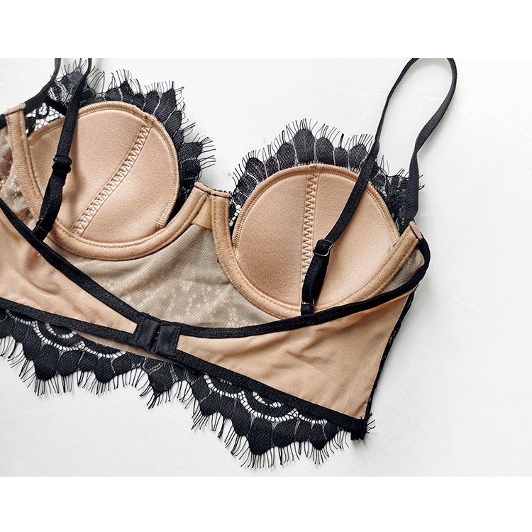 Áo Bra Ren iBra's Store Sexy Bralette có Mút Gọng Nâng Ngực xuyên thấu Áo lót nữ Gợi Cảm mặc trong Vest | A011 | BigBuy360 - bigbuy360.vn