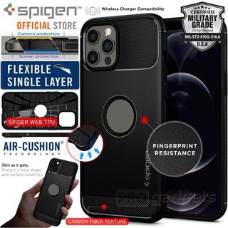 [HÀNG CHÍNH HÃNG] Ốp lưng iPhone 12 Pro Max Spigen Rugged Armor chuyên chống chống - mỏng - nhẹ