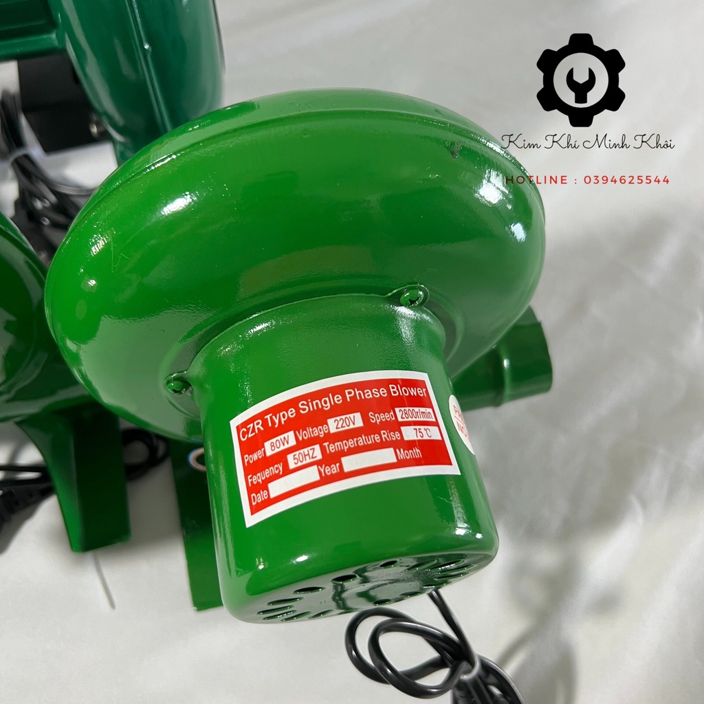 Quạt thổi bếp than bằng mô tơ 200W công nghiệp, Bễ thổi lò, dụng cụ khò bếp nướng thịt, bễ thổi lửa