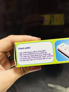 Ổ 3 lỗ cắm Điện Sáng